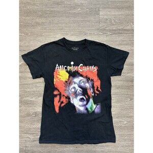 Alice In Chains Graphic T-Shirt Black Facelift Album Cover Size Medium